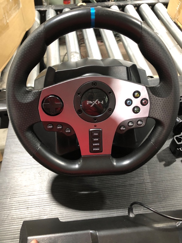 Photo 2 of PXN V9 Gaming Racing Wheel with Pedals and Shifter, Steering Wheel for PC, Xbox One, Xbox Series X/S, PS4, PS3 and Nintendo Switch