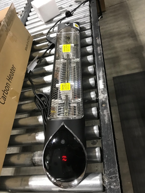 Photo 1 of Briza Infrared Patio Heater - Electric Patio Heater - Outdoor Heater - Indoor/Outdoor Heater - Wall Heater - Garage Heater - Portable Heater - 1500W - use with Stand - Mount to Ceiling/Wall