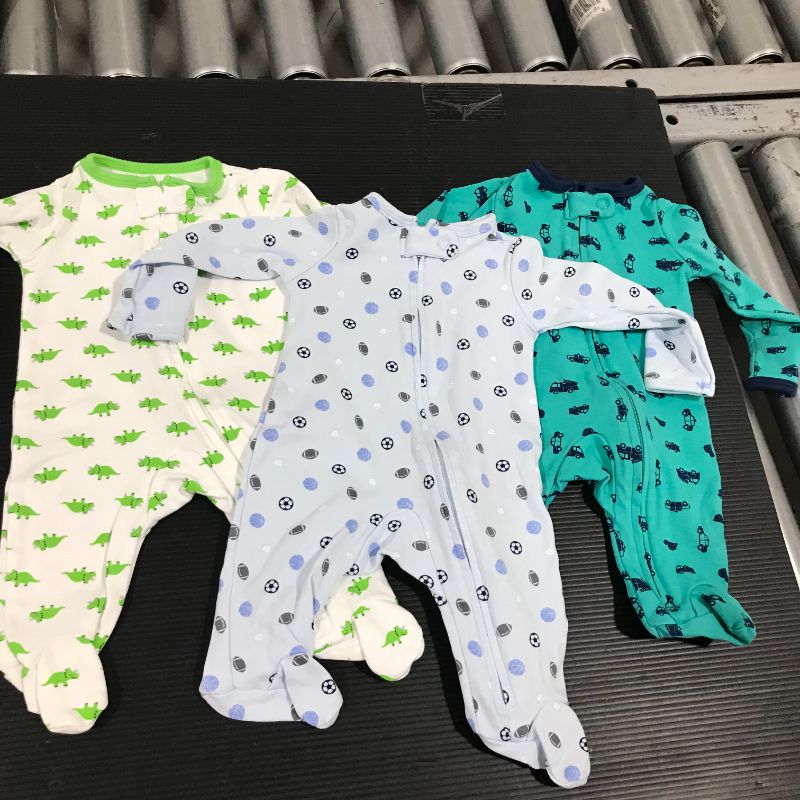 Photo 1 of 3 PACK OF SLEEPERS FOR BABY BOY
SIZE NEWBORN