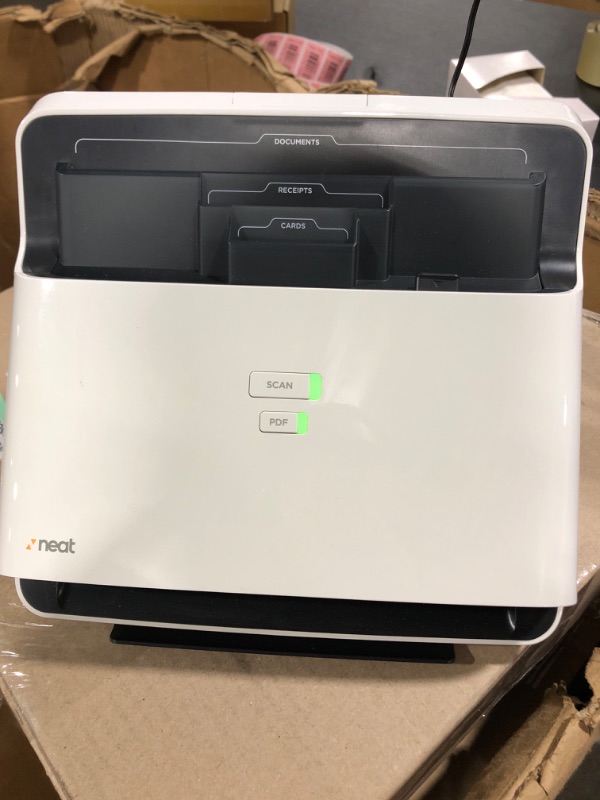 Photo 2 of The Neat Company NeatDesk Desktop Scanner and Digital Filing System, Home Office Edition, 2005410--MAC COMPATIBLE--
