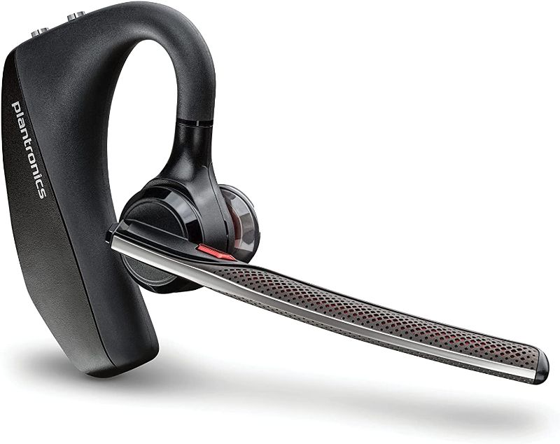 Photo 1 of Plantronics by Poly Voyager 5200 Wireless Headset - Single-Ear Bluetooth Headset w/Noise-Canceling Mic - Ergonomic Design - Voice Controls - Lightweight - Connect to Mobile/Tablet via Bluetooth
