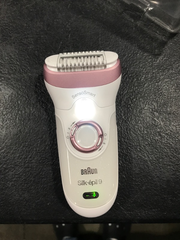 Photo 2 of Braun Epilator Silk-épil 9 9-720, Hair Removal for Women, Wet & Dry, Womens Shaver & Trimmer, Cordless, Rechargeable