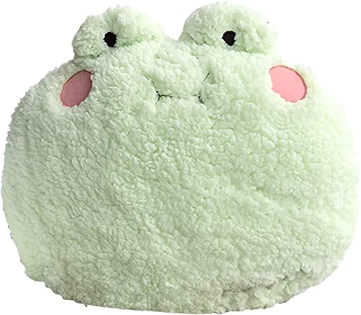 Photo 1 of DXDE4U Frog Plush Pillow, Adorable Frog Stuffed Animal (15*14 inch), Home Cushion Decoration Plush Hugging Pillow Frog Toy Birthday Xmas Travel Gift for Kids Adults Girls Boys 
