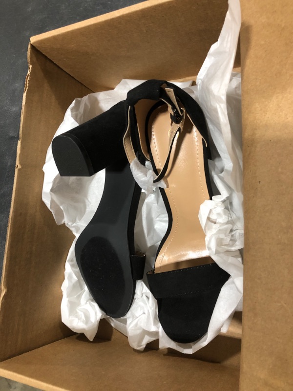 Photo 1 of 8 1/2 size black heels 