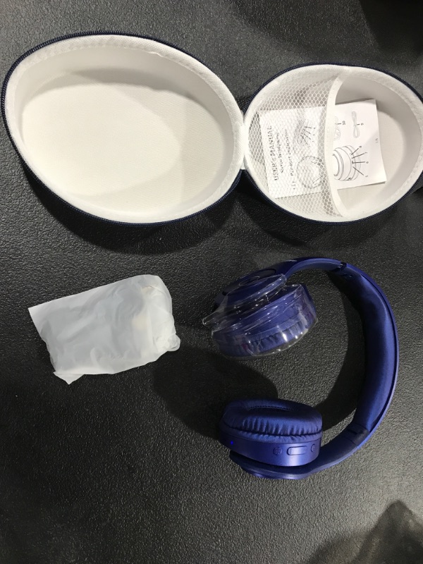 Photo 1 of Bluetooth Headphones Wireless,TUINYO Over Ear Stereo Wireless Headset 40H Playtime with deep bass, Soft Memory-Protein Earmuffs, Built-in Mic Wired Mode PC/Cell Phones/TV-Dark Blue