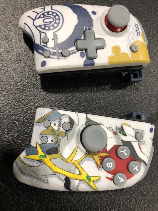 Photo 3 of HORI Nintendo Switch Split Pad Pro (Pokemon Legends: Arceus) Ergonomic Controller for Handheld Mode - Officially Licensed By Nintendo & Pokemon Company International - Nintendo Switch; Pokemon Arceus