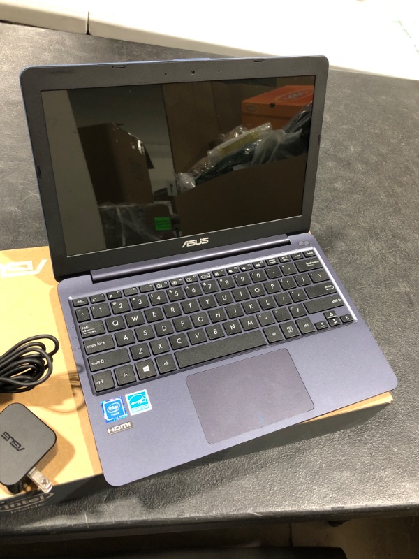 Photo 3 of *PIN LOCK* ASUS VivoBook L203MA Ultra-Thin Laptop, Intel Celeron N4000 Processor, 4GB LPDDR4, 64GB eMMC, 11.6” HD, USB-C, Windows 10 in S Mode (Switchable to Pro), L203MA-DS04, One Year of Microsoft Office 365