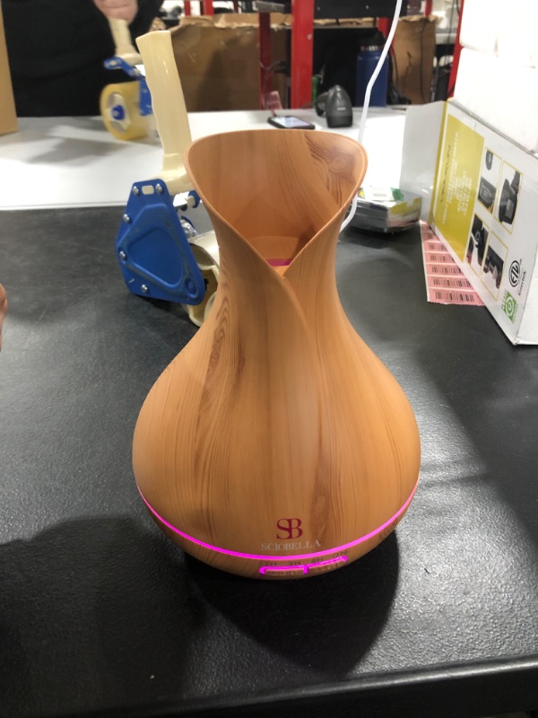 Photo 1 of Sciobella Essential Oil Diffuser for Large Room Ultrasonic Aromatherapy Cool Mist Humidifier Combo Home Office Baby Room 500ml