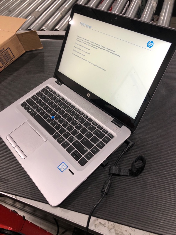 Photo 3 of HP EliteBook 840 G3 - 14” FHD, Intel Core i5-6300U 2.4Ghz, 8GB DDR4, 256GB SSD, Bluetooth 4.2, Windows 10 64 
Will not boot past main screen nonfunctional, parts only!!!