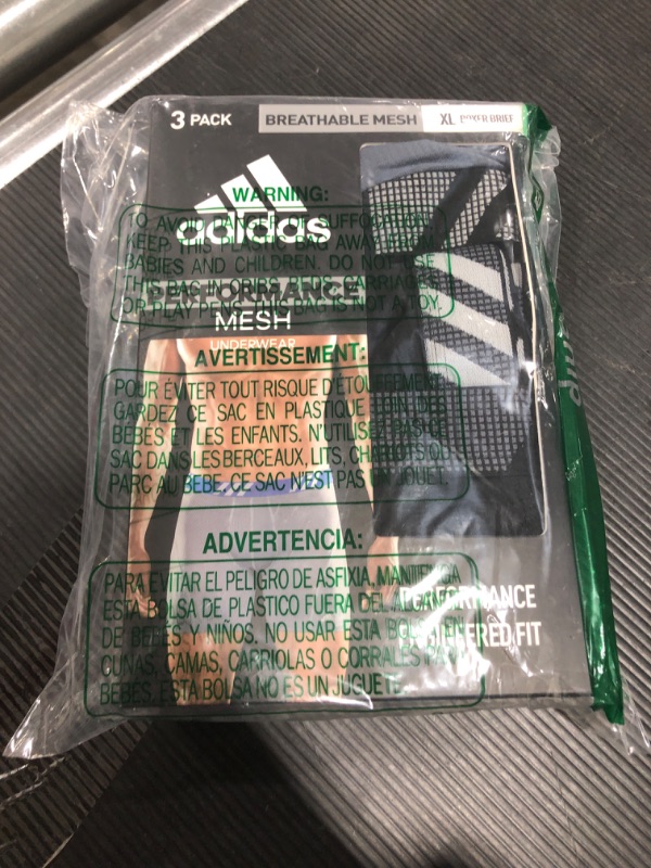 Photo 2 of Adidas Sport Performance Mesh Boxer Brief Underwear 3-Pack XL