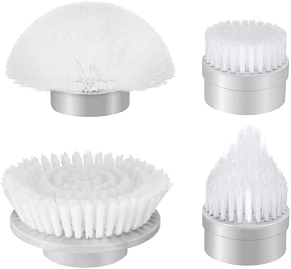 Photo 1 of 4pcs Power Spin Scrubber Replacement Brush Heads, Electric Cordless Tub and Tile Scrubber Head Brushes for Bathroom, Floor, Wall and Kitchen only for gaoxin