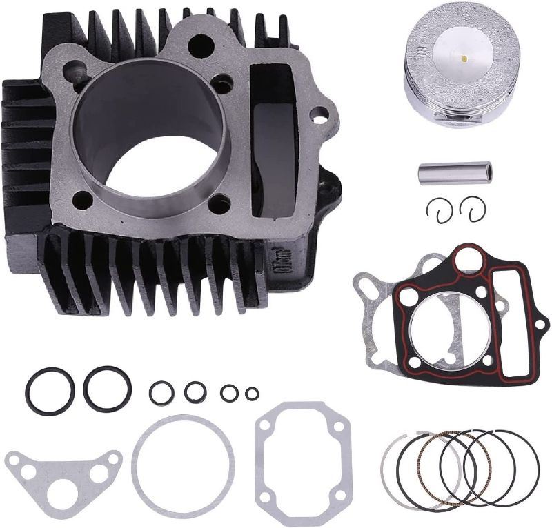 Photo 1 of 52.4mm Engine Cylinder Body With Gaskets Piston For 90cc 110cc 125cc Horizontal Engines ATV Quad Dirt Bike,Pit Bike,Tao Tao,Coolster,4 Wheeler,Dune,Buggys, CR110.