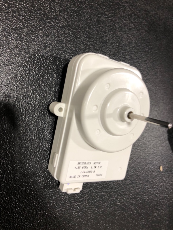 Photo 2 of AMI PARTS 2188874 Refrigerator Condenser Fan Motor - 4.1W/115V-4 Pin Connector -Replaces WP2188874 WP2188874VP 1065075 PS11739140 AP6006075