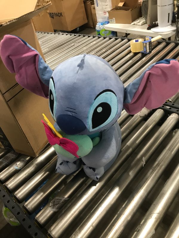 Photo 2 of Disney Classics 23 Inch Jumbo Plush with Lil Friend, Stitch & Scrump from Disney's Lilo & Stitch, Stuffed Animal, Alien, Amazon Exclusive, by Just Play