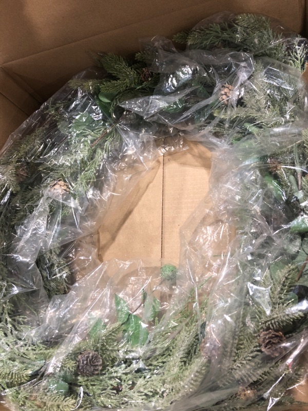 Photo 1 of 5' Artificial Mixed Pine & Eucalyptus Christmas Garland