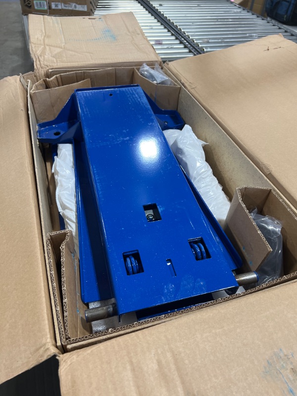 Photo 1 of AC Hydraulic DK20Q 2 Ton Low Profile Hydraulic Service Jack, Blue

