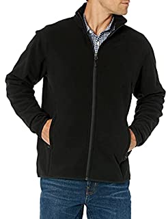 Photo 1 of Amazon Essentials Men's Full-Zip Polar Fleece Jacket (Available in Plus Size), Black, Medium (B096YKRNVQ)
