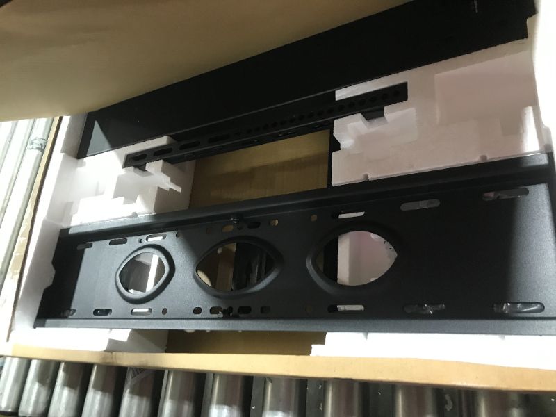 Photo 1 of Rfiver 2-Shelf Swivel Floor TV Stand with Wood Base for 40"-77" TVs
