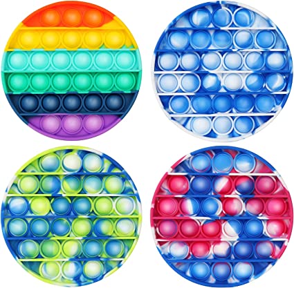 Photo 1 of 4Pcs Pop Bubble Fidget Toys (4pack-Round)