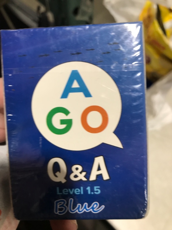 Photo 2 of AGO Q&A Blue (Level 1.5) – Set of 10 Packs | Card Game