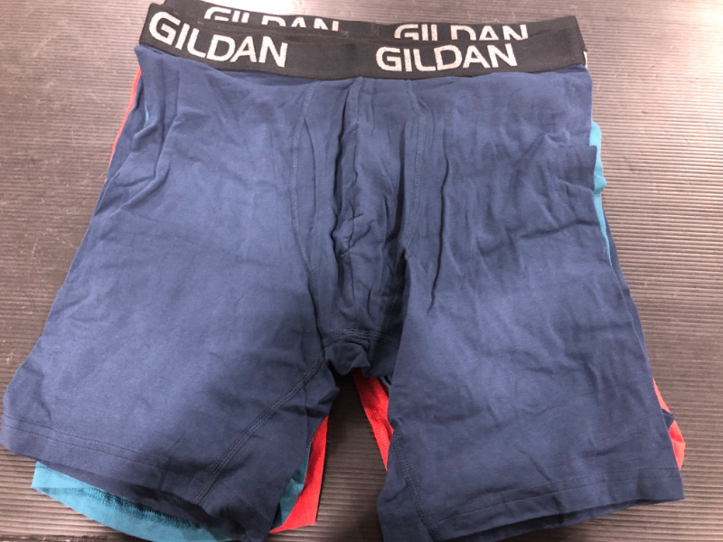 Photo 1 of [Size L] Gildan Mens Boxer Briefs- Various Colors- 4 pk