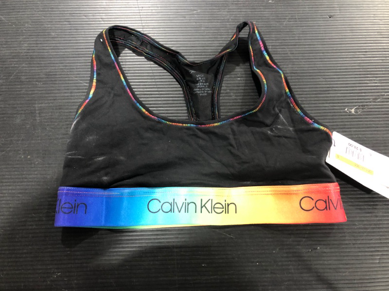 Photo 2 of [Size S] Calvin Klein Women's Pride Modern Cotton Bralette Black