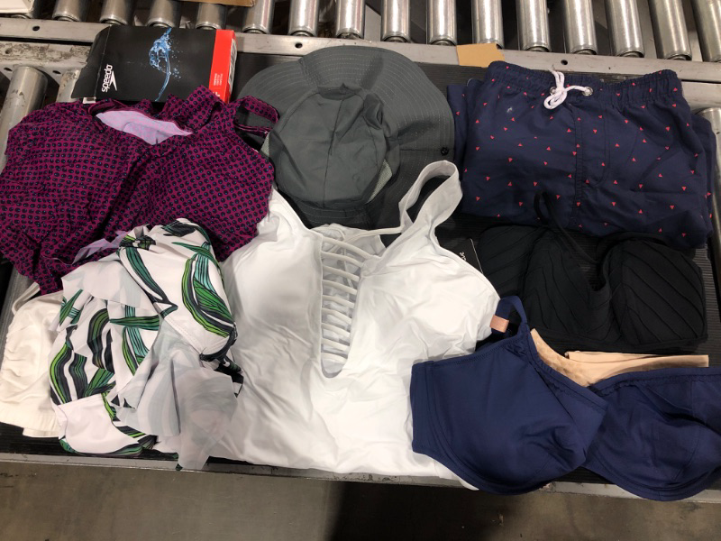 Photo 1 of 10pc Clothing Bundle- Various Swimsuits and Accessories-- Multiple Sizes and Designs