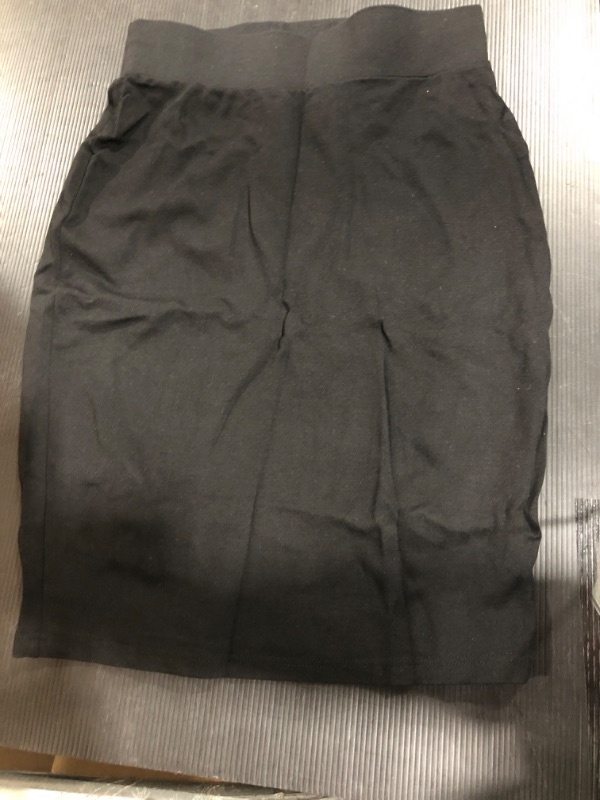 Photo 2 of [Size M/L] Pencil Skirts for Women Below The Knee-Black