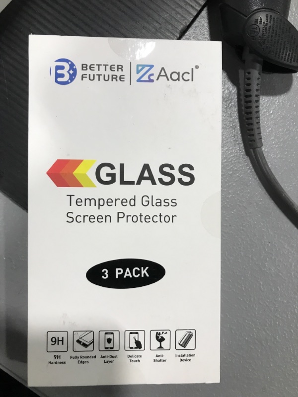Photo 2 of [3-Pack] Screen Protector for Samsung Galaxy S21 FE 5G Tempered Glass, [Fingerprint Compatible][Easy Installation with Alignment][Anti-Scratch][Case Friendly] 