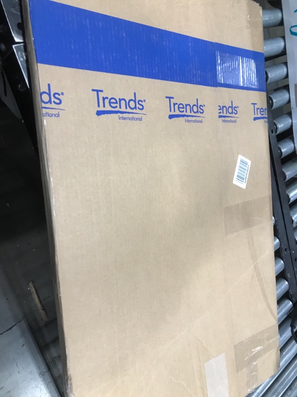 Photo 1 of Trends International Attack on Titan - Fire Wall Poster, 22.375" x 34", Black Framed Version 22.375" x 34" Black Framed Version