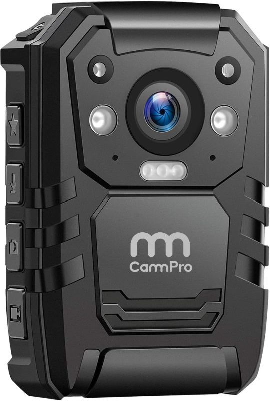 Photo 1 of CammPro I826 1296P HD Police Body Camera,64G Memory,Waterproof Body Worn Camera,Premium Portable Body Camera with Audio Recording Wearable,Night Vision,GPS for Law Enforcement