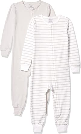 Photo 1 of Hanes Baby Zip Up Pajama, Ultimate Baby Zippin Sleep and Play Suit, size 6-12 months.