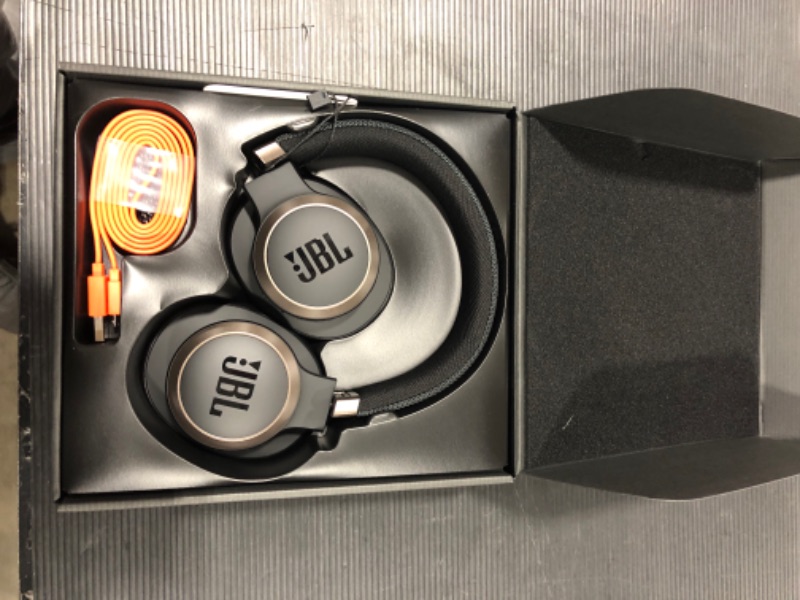 Photo 2 of JBL Live 650BT on-Ear Wireless Headphones with Noise-Cancelling and Voice Assistant (Black)
