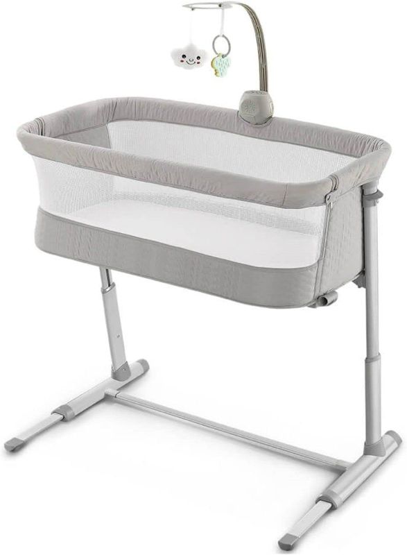 Photo 1 of Bassinet, Bedside Sleeper, Bed to Bed, Adjustable Height Bed Cribs  Standalone Side-Sleeper for Boy/Girl
