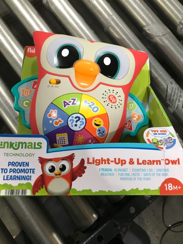 Photo 2 of Fisher-Price Linkimals Interactive Learning Toy for Toddlers with Lights Music and Motion, Light-Up & Learn Owl