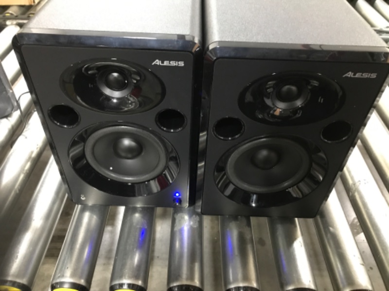 Photo 2 of Alesis Elevate 5 MKII | Powered Desktop Studio Speakers for Home Studios/Video-Editing/Gaming and Mobile Devices, Black