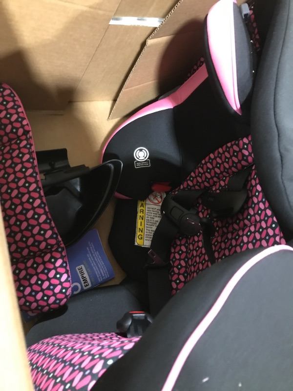 Photo 3 of Cosco Empire All-in-One Convertible Car Seat, Extended Use All-in-One Car Seat: Rear-Facing 5-40 pounds, Forward-Facing Harness 22-50 pounds, and Belt-Positioning 40-80 pounds, Spring Petals
