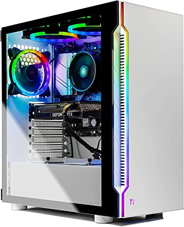 Photo 1 of Skytech Gaming Archangel Gaming Computer PC Desktop – Ryzen 5 5600X 3.7GHz RTX 3060 TI 8G 1TB NVMe SSD 16GB DDR4 3200MHz RGB Fans Windows 10 Ho
