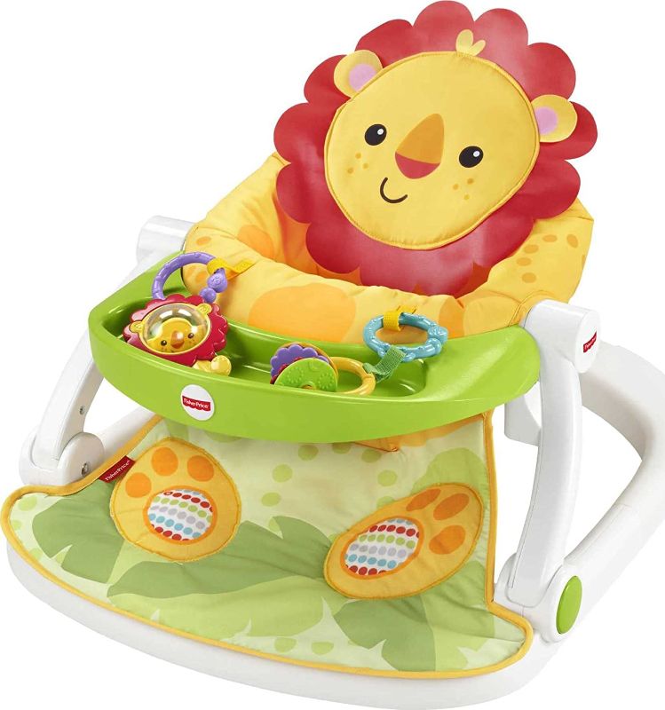 Photo 1 of Fisher-Price Sit-Me-Up Floor Seat with Tray Crab, Infant Chair