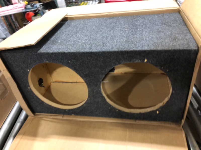 Photo 2 of Atrend Soundqubed 12 ” Double Vented SPL Subwoofer Enclosure - SPL-Tune Subwoofer Box Improves Audio Quality, Sound & Bass 12" SPL Vented