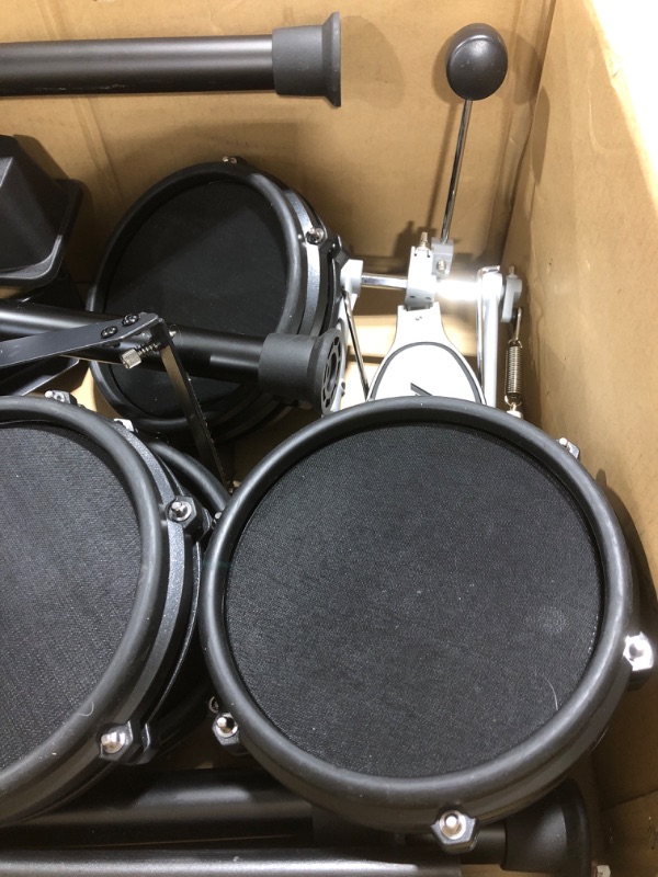 Photo 5 of Alesis Drums Nitro Mesh Kit - Electric Drum Set with USB MIDI Connectivity, Mesh Drum Pads, Kick Pedal and Rubber Kick Drum, 40 Kits and 385 Sounds