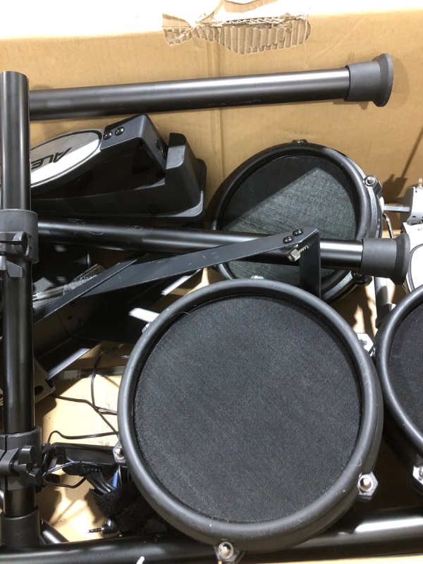 Photo 4 of Alesis Drums Nitro Mesh Kit - Electric Drum Set with USB MIDI Connectivity, Mesh Drum Pads, Kick Pedal and Rubber Kick Drum, 40 Kits and 385 Sounds