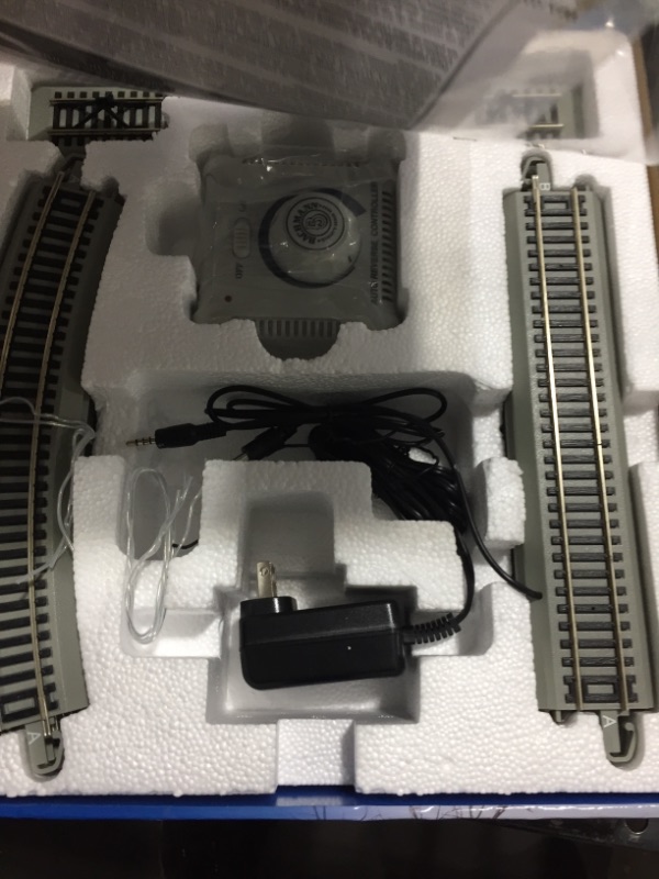 Photo 2 of Bachmann Trains E-Z TRACK ELECTRONIC AUTO-REVERSING SYSTEM - NICKEL SILVER E-Z TRACK With Grey Roadbed - HO Scale