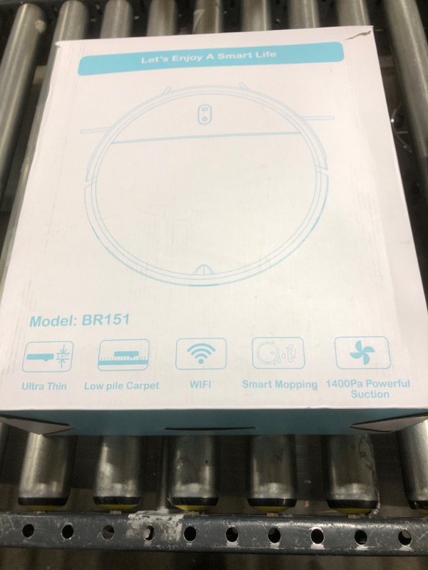 Photo 3 of 
Robot Vacuum and Mop Combo, 2 in 1 Mopping Robotic Vacuum with 2000Pa Max Suction, WiFi/App/Alexa, Schedule Settings, Self-Charging, Slim, Tangle-Free
