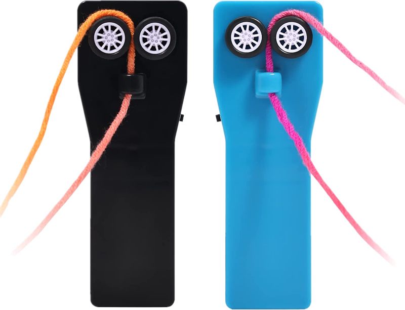 Photo 1 of BULINGNA Handheld Rope Launcher Toy for Kids Electric Zip String Thruster Creative Rope Controller Propeller (2 Pack)
