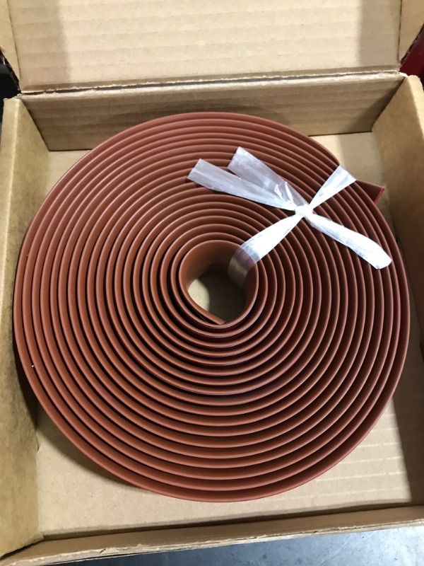 Photo 1 of 19.7Ft Floor Transition Strip Self Adhesive Flooring Transitions PVC Floor Cover Strips Floor Bar Flat Divider Strip Laminate Floor Joining Trim Strip (4cm, Brown