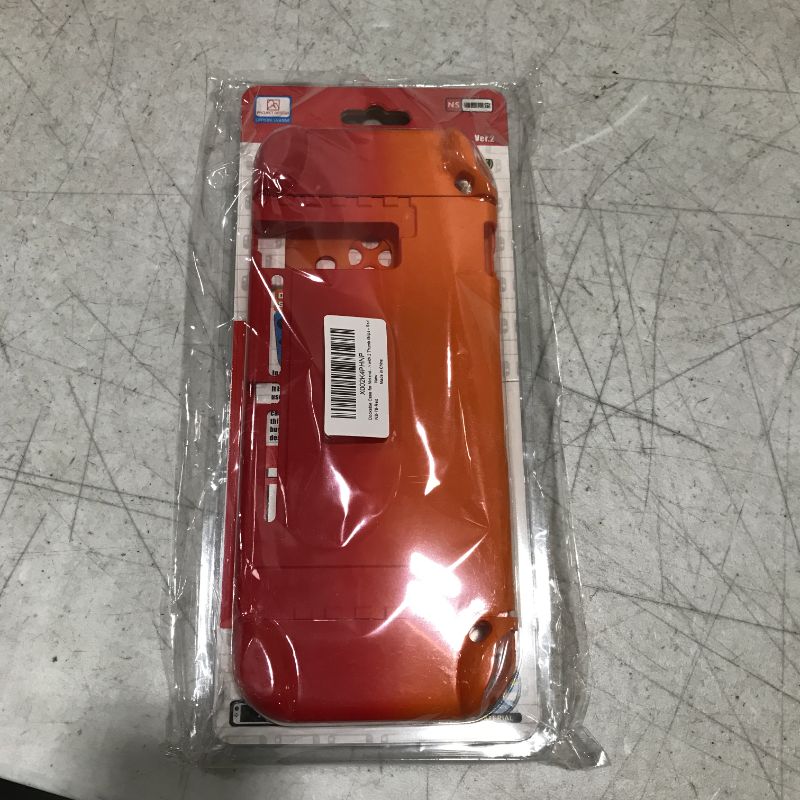 Photo 1 of HEATFUN Switch Case, Switch Dockable Case, Switch Hard Shell Case for Switch Console and Joy Cons, Switch Case with Thumb Grips - Red