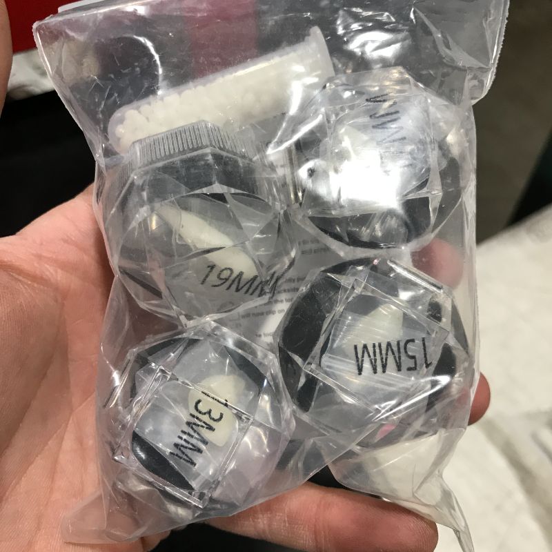 Photo 2 of LONNIY Vampire Teeth Vampire Fangs with Adhesive, Cosplay Vampire Accessories for Halloween Party Prop Decoration Fake Vampire Teeth, Werewolf Fangs Vampire Dentures for Kids/Adults (4 Pairs 4 Sizes) 