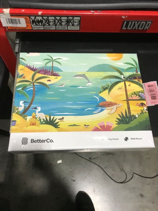 Photo 2 of BetterCo. - Beach Day Puzzle 1000 Pieces - Difficult Jigsaw Puzzles 1000 Pieces - Challenge Yourself with 1000 Piece Puzzles for Adults, Teens, and Kids