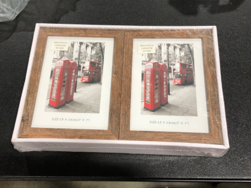 Photo 1 of A4 Certificate Frame Set, Set of 10 Wood Picture Frame with High Definition Plexiglass, Rustic A4 Photo Frame Suitable for Wall-Mounted Composite Wood Picture Frames